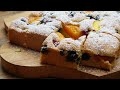 Quick butter cake with fruit, you can add any fruit, delicious and easy to make
