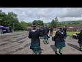 Balaklava Pipes And Drums. Marching Set. Erskines Bike Meet. 26/05/24