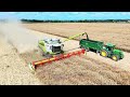 2024 NEW Monster CLAAS & John Deere JCB Destroying 1000+ ACRES of Rapeseed Oil Linconshire