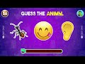 Guess the ANIMAL by Emoji? 🐶 Emoji Quiz