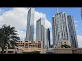 Dubai UAE Sunday winter walk: Explore Business Bay Executive Towers Bay Ave Mall (02.04.'24: 4K-UHD)