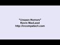 Kevin MacLeod ~ Unseen Horrors