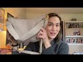 Review - QUINCE - Italian Leather Convertible Crescent Woven Shoulder Bag - Taupe @onequince