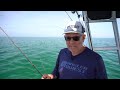 Saginaw Bay Walleye Fishing out of a Pontoon!