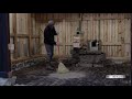 Making a wood brick floor for our blacksmith shop