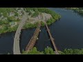 The Lilac Bridge - Hooksett, NH - DJI drone