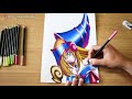 Drawing Dark Magician Girl (Yugioh) Time-lapse | JMZ_Illustrations