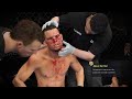 Nate Diaz Vs Gilburt Burns - UFC 4 Full Fight