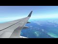 Infinite Flight: Miami to Saint Martin | American 737-800 | FULL FLIGHT | Engine Sound Ambience