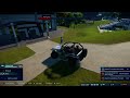 Flipped the Jeep over in Jurassic World Evolution