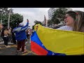 IMPRESIONANTE Masiva concentración de venezolanos en Lima Peru