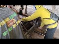 Proses sawmill wood mahoni ukuran  tebal 2,5 CM lebar 20 CM panjang 3 M