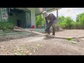 Clean Abandoned House Full transformation cut overgrown grass Clean up garden Relax Brain