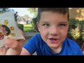 BackYARD SCAVENGER HUNT! Caleb and MOMMY Look for NEW RYANs World TITAN SUPERHERO TOYS!