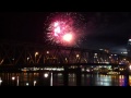 Fireworks Display in Downtown Cincinnati After the Cincinnati Reds Baseball Game on April 7, 2012