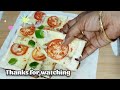 just🤗 4 bread👌pieces తోcheese burst bread pizza recipe#cooking