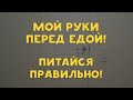 Роспотребнадзор напоминает - мой руки перед едой!