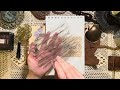 ASMR decorating my journal📖 | vintage journaling | journal with me | vintage collage | tailor theme