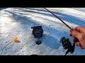 Multi-Species Ice Fishing on the Mississippi River using a Scratcher Boat