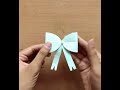 How to make Bow 🎀 beautiful bow #bow #papercraft #paperbow