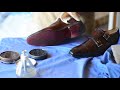 [DO NOT BUY THESE SHOES! OVERPRICED, CHEAPLY MADE] Paul Evans Double Monk. ASMR. How to. shoeshine