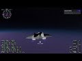 Top Gun Darkstar Glowing Red!! & Losing Control. MS Flight Simulator 200k+ft