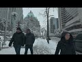 Snowstorm in Downtown Vancouver❄️Snowy Walk from Waterfront to Yaletown【4K HDR】BC Canada 2024