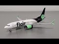 Gemini Jets 1:400 Flair Airlines Boeing 737 MAX-8 [C-FLKD] Model Review