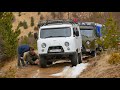 What scared UAZ Loaf with the automatic transmission, the engine of 3.4 liters on 33's wheels?