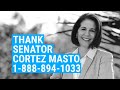 Thank you, Sen. Cortez Masto