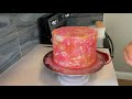TEXTURED CAKE AND RICE PAPER TUTORIAL//EASY AND BEAUTIFUL WAY TO DECORATE A CAKE.