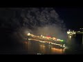 Cunard QUEEN ANNE Fireworks Southampton Above Beyond - Left To Hide DRONE 4K