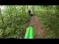 Can J Dawg escape the bear on the single track!?