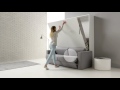 Pessotto reti - Alì with Sofa - Murphy bed with folding sofa