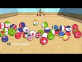 All country in squid games#countryballs #country s