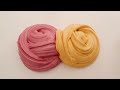 Pink vs Yellow - Mentos Mixed Fruit Slime - Mixing Makeup Eyeshadow Into Slime ASMR
