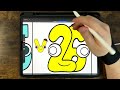 Drawing SPANISH Alphabet Lore but NUMBER LORE (15-28) / How to draw Number Lore
