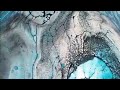 Acrylic paint pouring