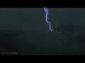 Thunderstorm Sounds with Rain, Lightning Strikes and Strong Thunder Rumble to Sleep, Study, Relax