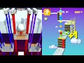 Max Levels Snow Race Vs Stack Rider🏮🎈Mobile Update Gameplay R1U