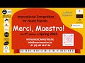 International Piano Competition Merci, Maestro! 2024, CATEGORY B, 1st Prize: Celina Höferlin