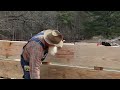 Ozark Cabin Build, Ep 6 - Joining Two Logs Part 2