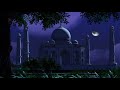 Taj Mahal Night Ambience | Indian Tabla, Sitar & Hang Drum | Moonlit Sky | Nature Sounds
