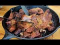 Pulled pork nachos, incredible forest feast (ASMR, Camping, Recipe )