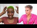 Hairdresser reacts to girls shaving their heads and bleaching it!