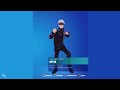 Satoru Gojo Dances All Music Emotes (That we Have) - FORTNITE -Jujutsu Kaisen
