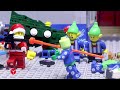 Lego Zombie experiment: Escape zombie on the frozen Island