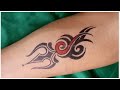 Trishul tattoo trick / ye video aapko bahoot help keregi trishul tattoo bnane m.