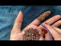 Latest Beautiful Quick Henna Design Tutorial for hand | Stylish simple party henna design tutorial