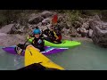 Kayaking the Soča Slalomstrecke